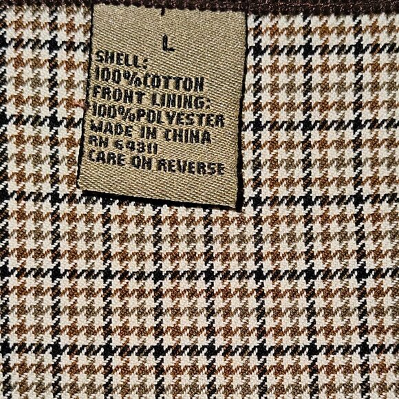 RFT Fall Chocolate Brown Versatile Quilted Vest preppy Winter Wardrobe Unisex L - Picture 5 of 7